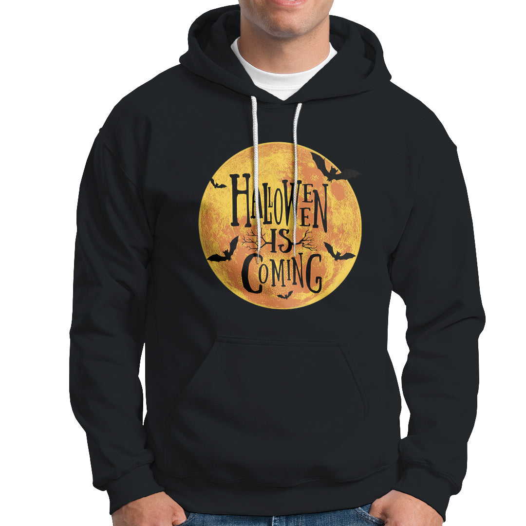 Halloween Season Hoodie Spooky Season Is Coming Scary Night - Wonder Print Shop