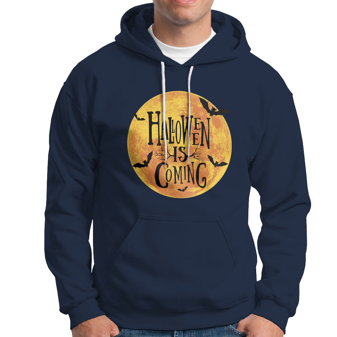 Halloween Season Hoodie Spooky Season Is Coming Scary Night - Wonder Print Shop