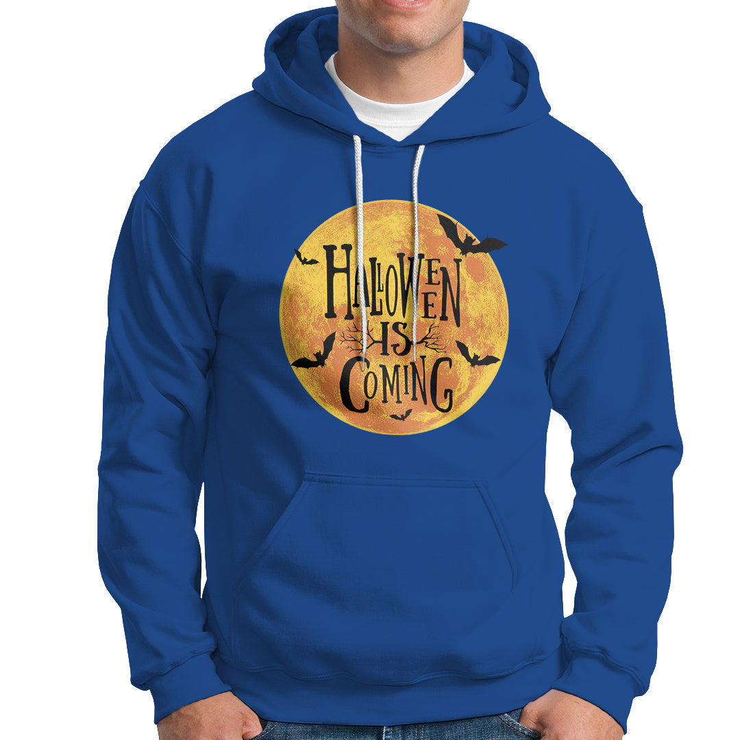 Halloween Season Hoodie Spooky Season Is Coming Scary Night - Wonder Print Shop