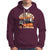 Halloween Season Hoodie Spooky Season Is Coming Scary Pumpkin Car - Wonder Print Shop