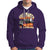 Halloween Season Hoodie Spooky Season Is Coming Scary Pumpkin Car - Wonder Print Shop