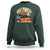 Halloween Season Sweatshirt Spooky Season Is Coming Scary Pumpkin Car - Wonder Print Shop