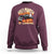 Halloween Season Sweatshirt Spooky Season Is Coming Scary Pumpkin Car - Wonder Print Shop