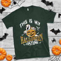 Scary Pumpkin T Shirt This Is My Halloween Costume Boo Sheet - Wonder Print Shop