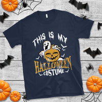Scary Pumpkin T Shirt This Is My Halloween Costume Boo Sheet - Wonder Print Shop