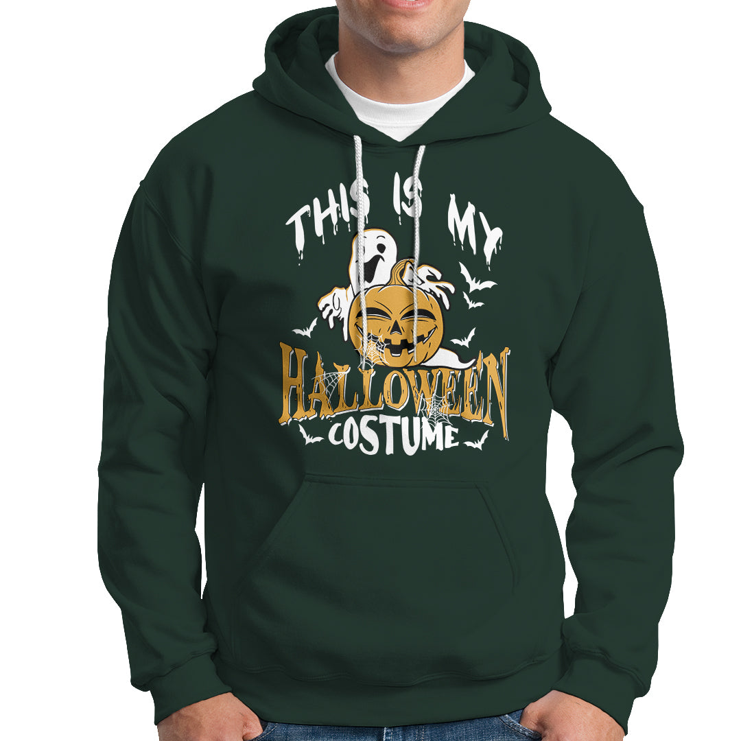 Scary Pumpkin Hoodie This Is My Halloween Costume Boo Sheet - Wonder Print Shop