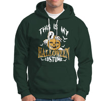 Scary Pumpkin Hoodie This Is My Halloween Costume Boo Sheet - Wonder Print Shop