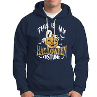 Scary Pumpkin Hoodie This Is My Halloween Costume Boo Sheet - Wonder Print Shop