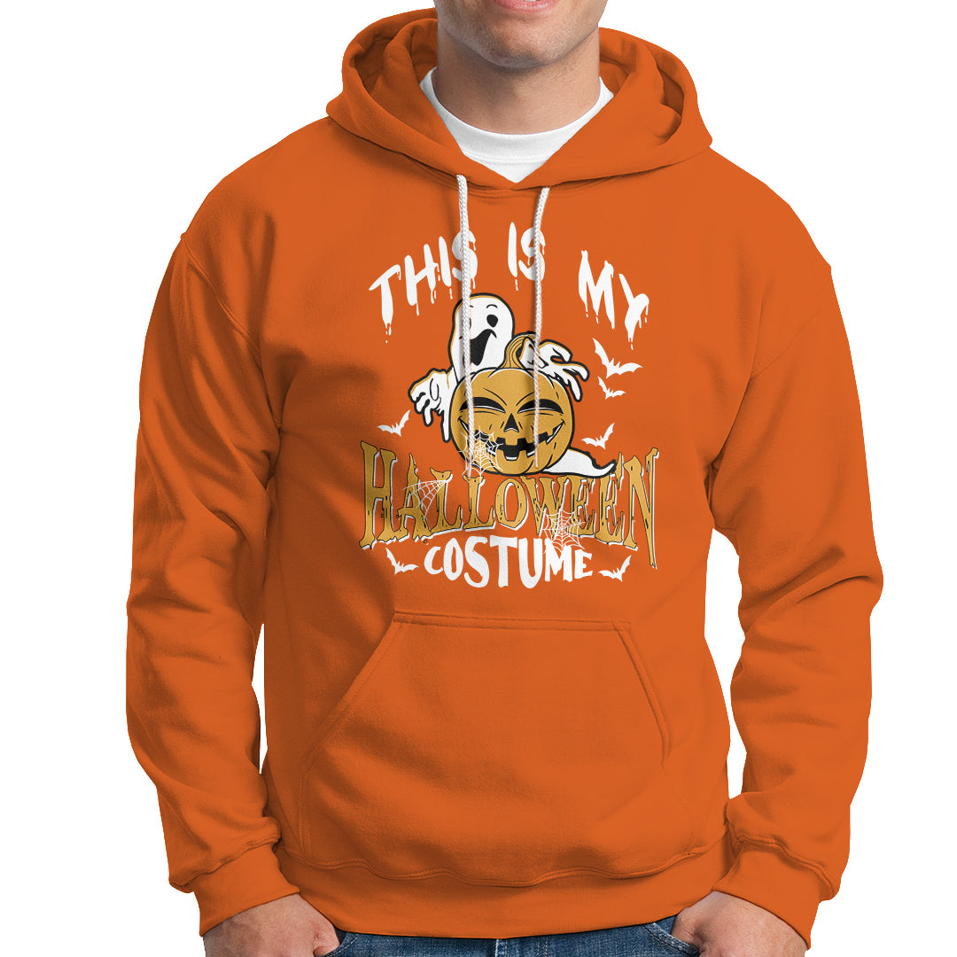 Scary Pumpkin Hoodie This Is My Halloween Costume Boo Sheet - Wonder Print Shop