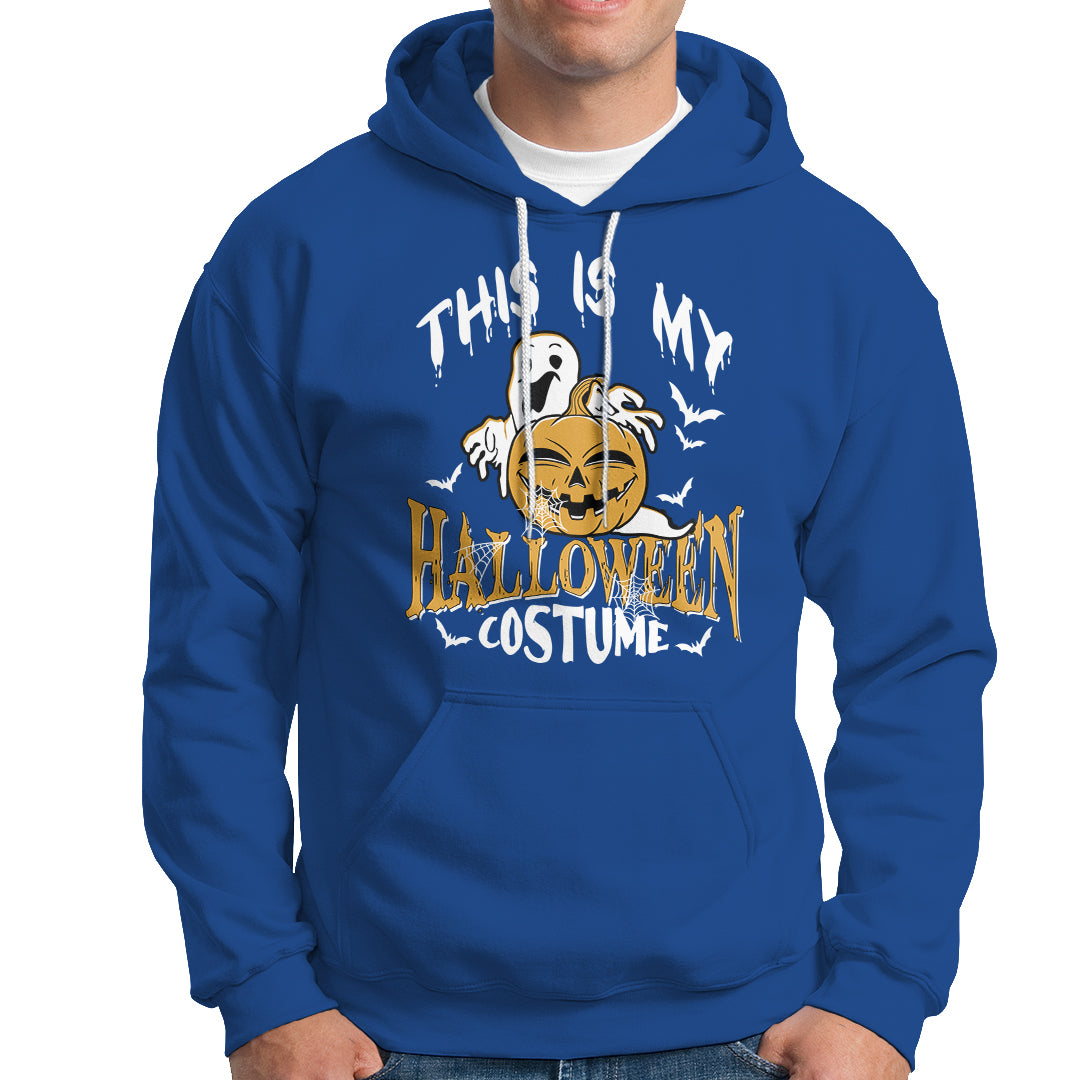 Scary Pumpkin Hoodie This Is My Halloween Costume Boo Sheet - Wonder Print Shop