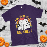Funny Boo Sheet T Shirt Funny Halloween Boo Ghost Costume This is Double Boo Sheet - Wonder Print Shop