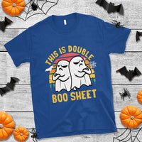 Funny Boo Sheet T Shirt Funny Halloween Boo Ghost Costume This is Double Boo Sheet - Wonder Print Shop