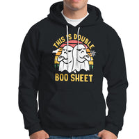 Funny Boo Sheet Hoodie Funny Halloween Boo Ghost Costume This is Double Boo Sheet - Wonder Print Shop