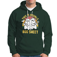 Funny Boo Sheet Hoodie Funny Halloween Boo Ghost Costume This is Double Boo Sheet - Wonder Print Shop