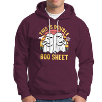 Funny Boo Sheet Hoodie Funny Halloween Boo Ghost Costume This is Double Boo Sheet - Wonder Print Shop