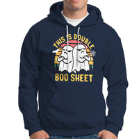Funny Boo Sheet Hoodie Funny Halloween Boo Ghost Costume This is Double Boo Sheet - Wonder Print Shop