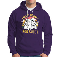 Funny Boo Sheet Hoodie Funny Halloween Boo Ghost Costume This is Double Boo Sheet - Wonder Print Shop
