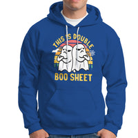 Funny Boo Sheet Hoodie Funny Halloween Boo Ghost Costume This is Double Boo Sheet - Wonder Print Shop