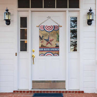 God Bless America Patriotic Eagle Garden Flag Vintage We The People Constitution Independence Day Freedom Tribute