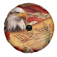 We The People Patriotic Eagle American Flag Spare Tire Cover Liberty Freedom USA Pride Tribute 4th of July Independence Celebration