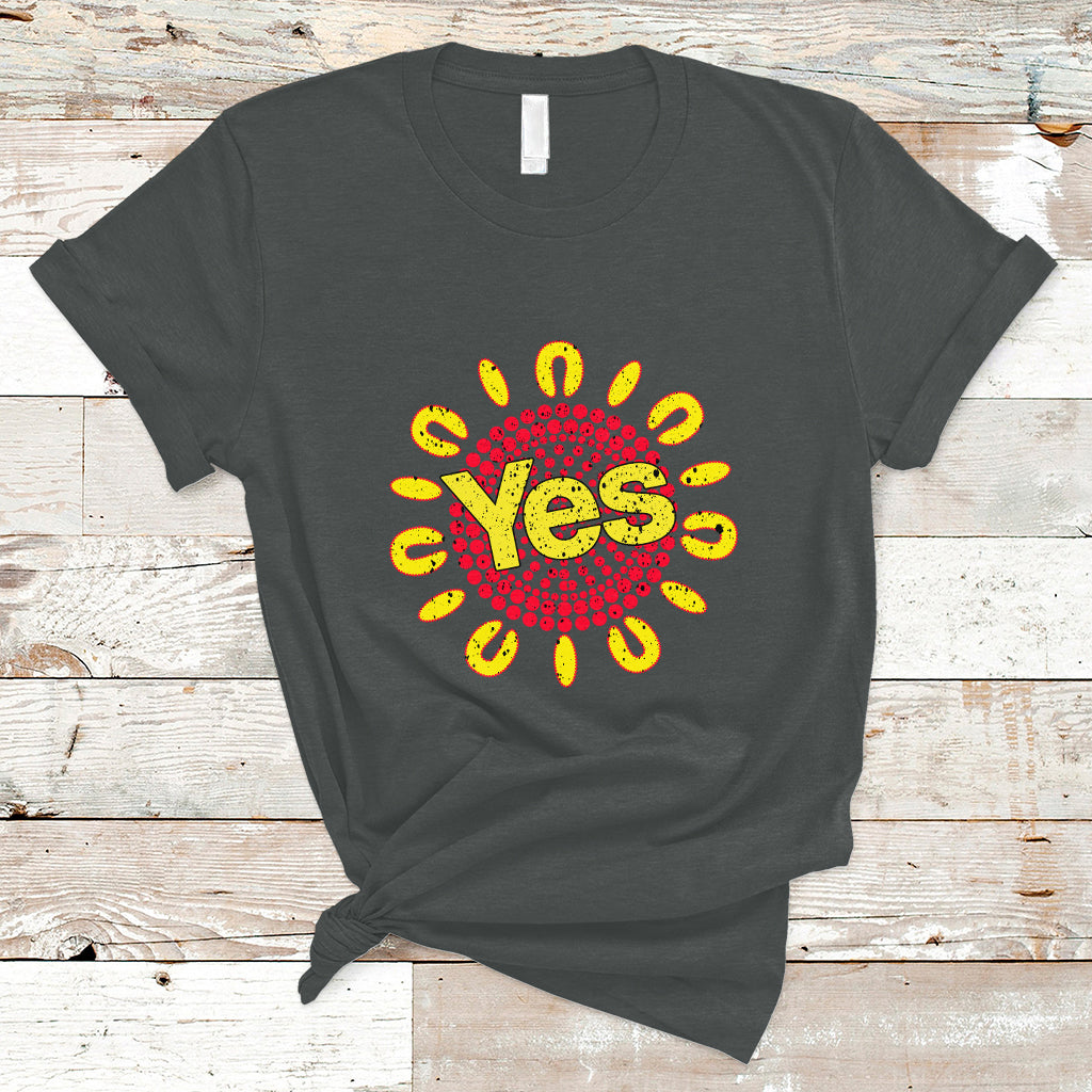 Australia Indigenous T Shirt Aboriginal And Torres Strait Islanders Vote Yes Voice To Parliament - Wonder Print Shop