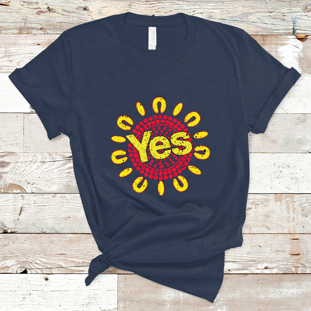 Australia Indigenous T Shirt Aboriginal And Torres Strait Islanders Vote Yes Voice To Parliament - Wonder Print Shop