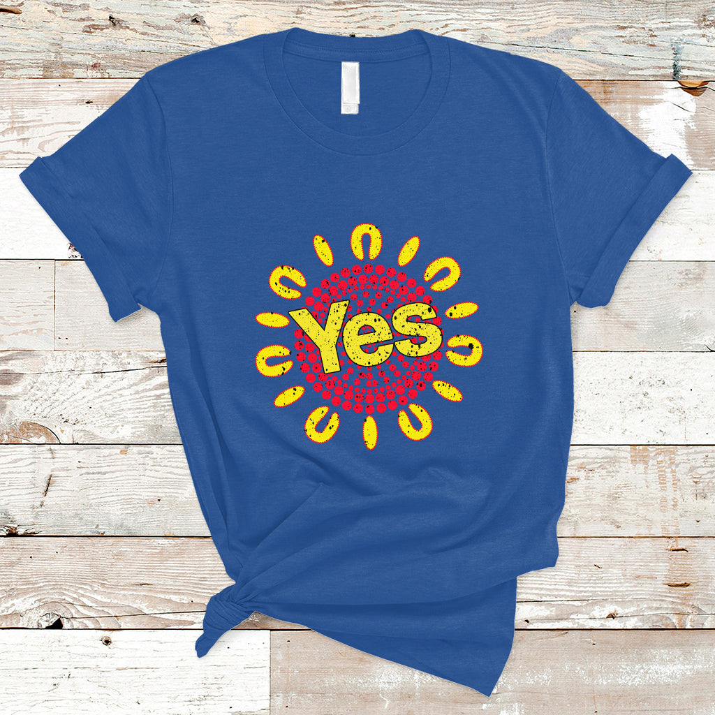 Australia Indigenous T Shirt Aboriginal And Torres Strait Islanders Vote Yes Voice To Parliament - Wonder Print Shop