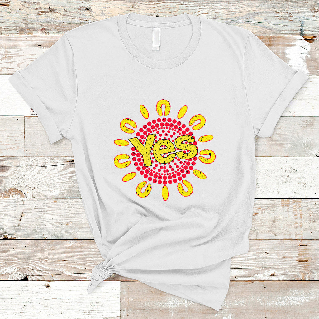 Australia Indigenous T Shirt Aboriginal And Torres Strait Islanders Vote Yes Voice To Parliament - Wonder Print Shop