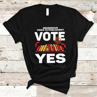 Australia Indigenous T Shirt Vote Yes Voice To Parliament Urulu - Wonder Print Shop