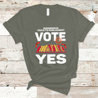 Australia Indigenous T Shirt Vote Yes Voice To Parliament Urulu - Wonder Print Shop