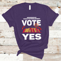 Australia Indigenous T Shirt Vote Yes Voice To Parliament Urulu - Wonder Print Shop