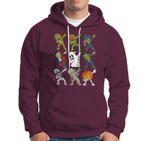 Halloween Costume Hoodie Spooky Dabbing Skeleton Zombie Scary Pumpkin - Wonder Print Shop