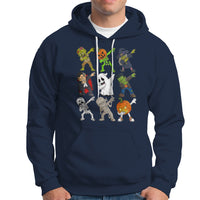 Halloween Costume Hoodie Spooky Dabbing Skeleton Zombie Scary Pumpkin - Wonder Print Shop