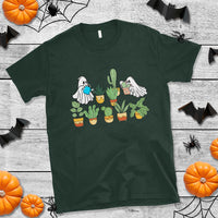 Halloween Gardening T Shirt Cute Gardener Boo Sheet Ghost Garden Plants Lover Halloween Costume - Wonder Print Shop