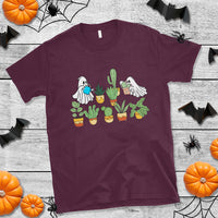 Halloween Gardening T Shirt Cute Gardener Boo Sheet Ghost Garden Plants Lover Halloween Costume - Wonder Print Shop