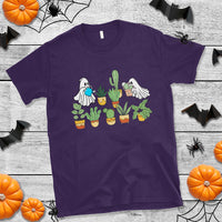 Halloween Gardening T Shirt Cute Gardener Boo Sheet Ghost Garden Plants Lover Halloween Costume - Wonder Print Shop