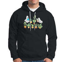 Halloween Gardening Hoodie Cute Gardener Boo Sheet Ghost Garden Plants Lover Halloween Costume - Wonder Print Shop