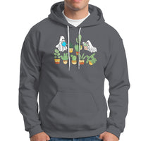 Halloween Gardening Hoodie Cute Gardener Boo Sheet Ghost Garden Plants Lover Halloween Costume - Wonder Print Shop