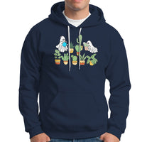 Halloween Gardening Hoodie Cute Gardener Boo Sheet Ghost Garden Plants Lover Halloween Costume - Wonder Print Shop