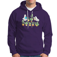 Halloween Gardening Hoodie Cute Gardener Boo Sheet Ghost Garden Plants Lover Halloween Costume - Wonder Print Shop