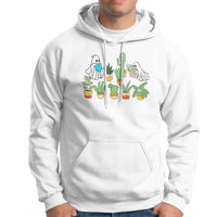 Halloween Gardening Hoodie Cute Gardener Boo Sheet Ghost Garden Plants Lover Halloween Costume - Wonder Print Shop