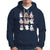 Halloween Reading Hoodie Reading Books Boo Sheet Ghosts Teacher Librarian - Wonder Print Shop