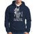 Funny Skeleton Hoodie It's Fine I'm Fine Everything's Fine Never Better Drinking Coffee - Wonder Print Shop