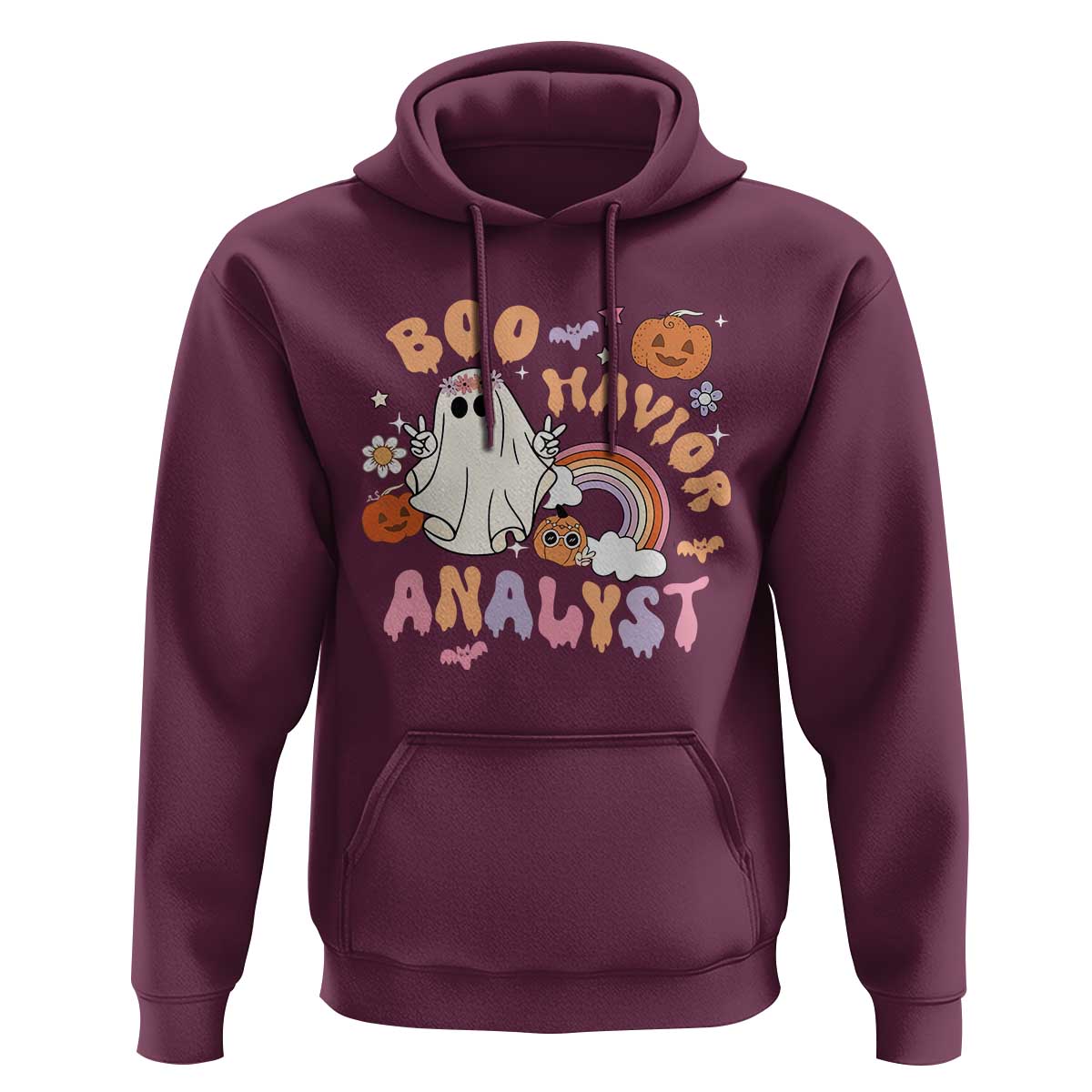 Behavior Analyst Halloween Boo Sheet Hoodie Boo-Havior Analyst ABA RBT BCBA Therapist - Wonder Print Shop