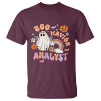 Behavior Analyst Halloween Boo Sheet T Shirt Boo-Havior Analyst ABA RBT BCBA Therapist - Wonder Print Shop