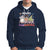 Hallothanksmas Hoodie Halloween Thanksgiving Christmas Groovy Happy HalloThanksMas - Wonder Print Shop
