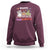 Hallothanksmas Sweatshirt Halloween Thanksgiving Christmas Groovy Happy HalloThanksMas - Wonder Print Shop