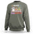 Hallothanksmas Sweatshirt Halloween Thanksgiving Christmas Groovy Happy HalloThanksMas - Wonder Print Shop