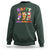 Hallothanksmas Sweatshirt Halloween Thanksgiving Christmas Happy HalloThanksMas Latte - Wonder Print Shop