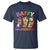 Hallothanksmas T Shirt Halloween Thanksgiving Christmas Happy HalloThanksMas Latte - Wonder Print Shop